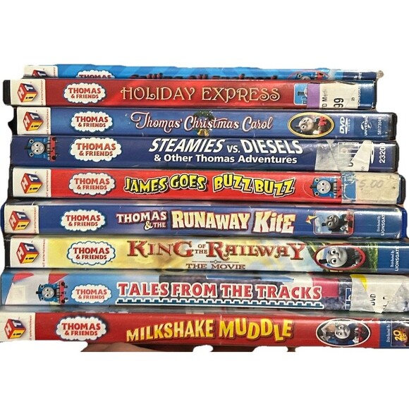 Lot of 9 Thomas & Friends DVDs King of the Railway Holiday Express Runaway Kite - Picture 1 of 10